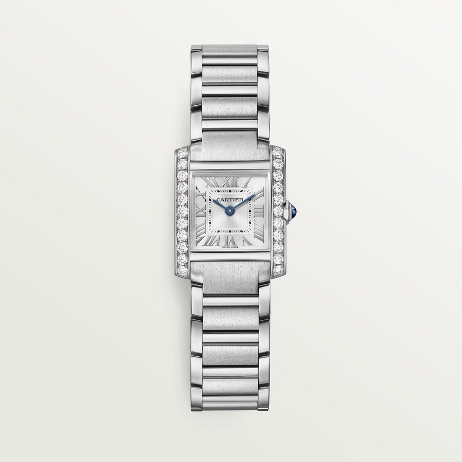 Đồng Hồ Cartier Tank Française Small Watch Nữ Xám